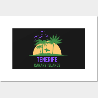 Tenerife Beach Canary Islands Posters and Art